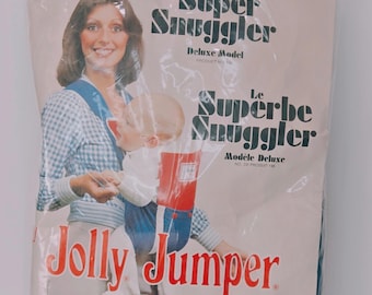Vintage 1970s Jolly Jumper Super Snuggler Baby Carrier (Deluxe Model 198)