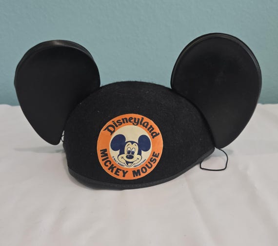 Vintage Disneyland Mickey Mouse Ears Hat Felt Patch  display picture 3