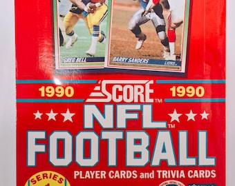 Factory Sealed Vintage 1990 Score Series 1 NFL Football Trading Card Box Set
