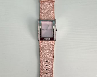 Marc Ecko Watch Womens 8" Long Pink Rhinestone Y2k Retro Streetware 90s Vintage
