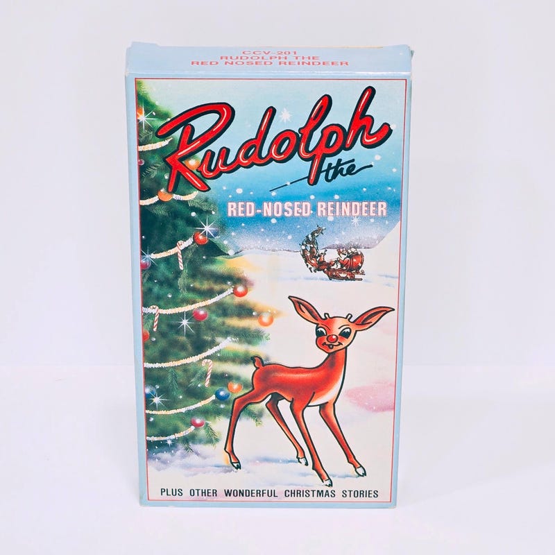 Rudolph the Red Nosed Reindeer the Movie Vhs - Etsy