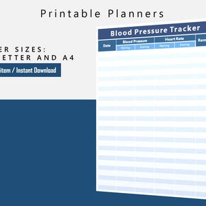 bloeddrukplanner | Bloeddrukmeter | bloeddruklogboek | bloeddrukgrafiek |planner afdrukbaar | Afdrukbare BP-pdf | bloeddrukdagboek