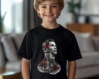 Cristiano Ronaldo CR7 Soccer Star T-Shirt, Fan Apparel Tee