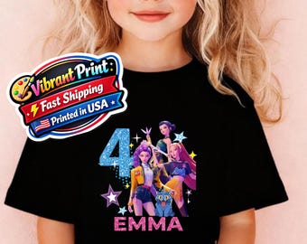 Custom Huntrix Birthday Girl Shirt Hoodie Sweatshirt