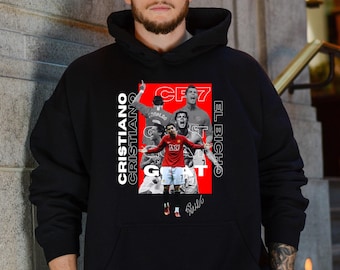 Sudadera Cristiano Ronaldo, Sudadera Cr7, Sudadera Cr7 para adultos, Sudadera CR7 para jóvenes, Sudadera con capucha CR7 Cristiano Ronaldo, Sudadera con capucha Ronaldo para jóvenes