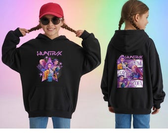 Kpop Demon Hunters Toddler Sweatshirt,Derpy Tiger Hoodie,Huntrix Long,Huntrix Girls T-Shirt,Birthday Gift for Kid