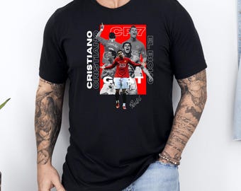 Camiseta de Cristiano Ronaldo, camiseta de fan de Ronaldo, camiseta Cr7, camiseta 7 CR7 Cristiano Ronaldo, camiseta juvenil Ronaldo, camiseta de estrella de fútbol