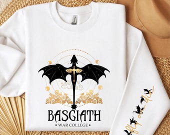 Basgiath War College Book Sweatshirt, Bookish War Shirt,Dragon Rider Hoodie,Fantasy Bookish Sweatshirt,Book Lover Hoodie