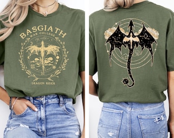 Fourth Wing T Shirt, Basgiath War College T-shirt, Basgiath War College Shirt, Fourth Wing T-shirt, Bookish Dragon Rider Shirt