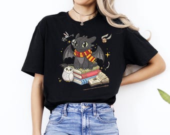 Toothless Vintage Shirt, Epic Universe Toothless Shirt, Toothless Gryff Costume Witch Halloween Shirt, Night Fury Wizard Universal Studios