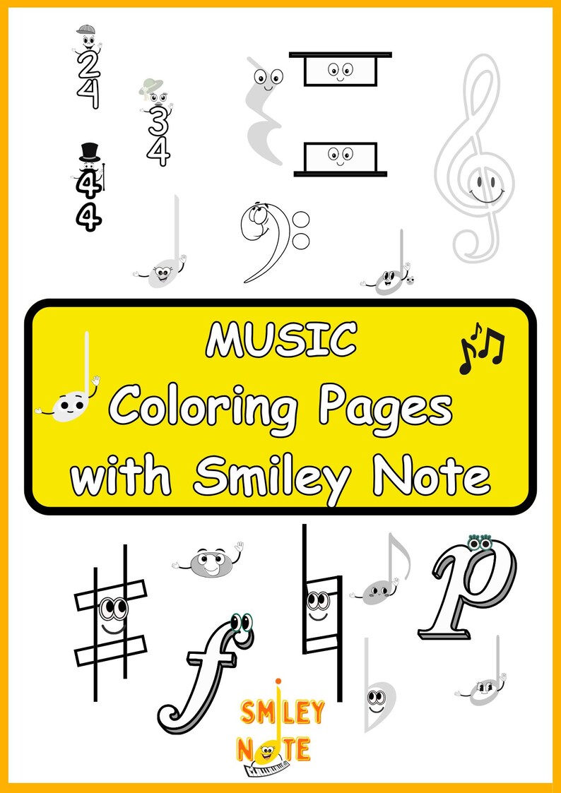 Make Learning Music FUN With the Smiley Note - Printable MUSIC ...
