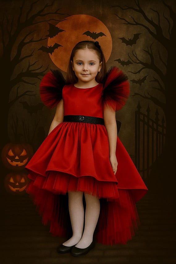 open lace back dress Bat-Inspired Halloween Gothic Lolita OP Dress main image 0