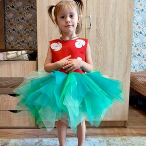 Lilo Halloween Girl Dress, Lilo and Stitch Dress for Toddler, Halloween Costume, Dress 1.5T-12Y, Party dress