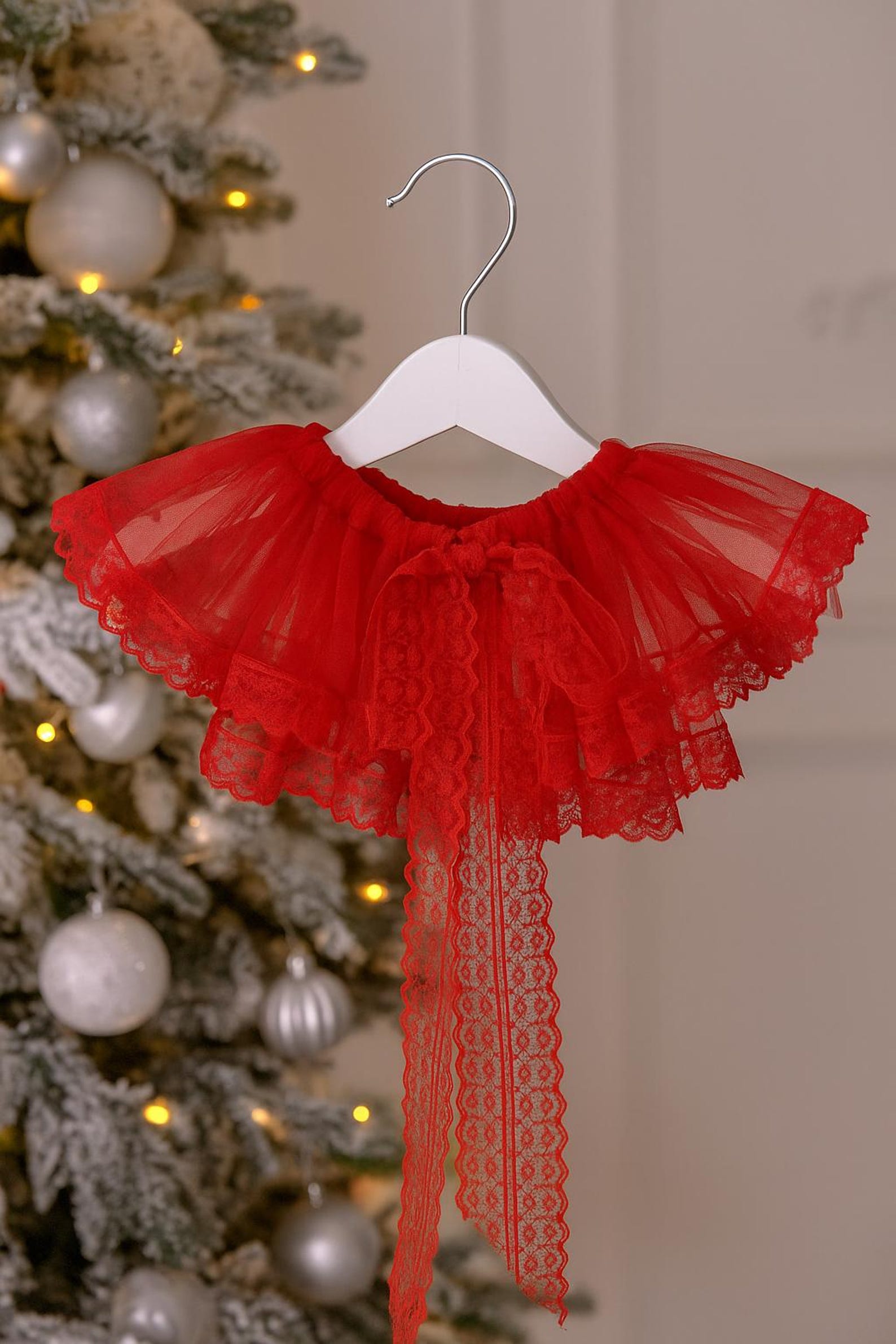 Black Lace Ruffled Collar – Halloween Costume Accessory, Dramatic Neck ...