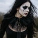 Black Lace Ruffled Collar – Halloween Costume Accessory, Dramatic Neck ...
