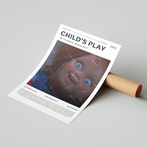 Child&#39;s Play Movie Poster, With A Quote From The Movie (Light Version 4)
