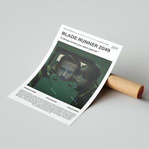 Blade Runner 2049 Movie Poster, With A Quote From The Movie (Light Version 1)