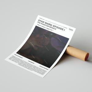 Star Wars: Episode 1 The Phantom Menace Movie Poster, With A Quote From The Movie (Light Version 1)