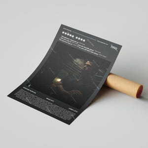 Fight Club Movie Poster, With A Quote From The Movie (Dark Version 5)