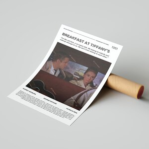 Breakfast at Tiffany&#39;s Movie Poster, With A Quote From The Movie (Light Version 4)