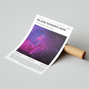 Blade Runner 2049 Movie Poster, With A Quote From The Movie (Light Version 5)