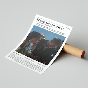 Star Wars: Episode 2 Attack Of The Clones Movie Poster, With A Quote From The Movie (Light Version 2)