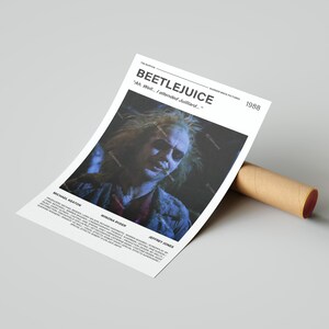 Beetlejuice Movie Poster, With A Quote From The Movie (Light Version 2)