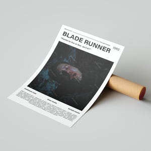 Blade Runner Movie Poster, With A Quote From The Movie (Light Version 4)