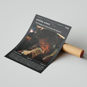 Fight Club Movie Poster, With A Quote From The Movie (Dark Version 1)