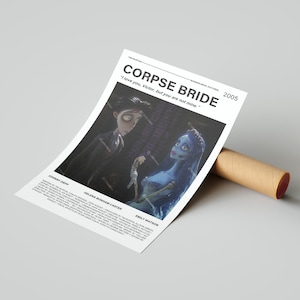 Corpse Bride Movie Posters, With A Quote From The Movie (Light Version 2)