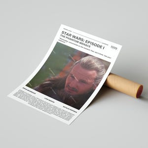 Star Wars: Episode 1 The Phantom Menace Movie Poster, With A Quote From The Movie (Light Version 4)