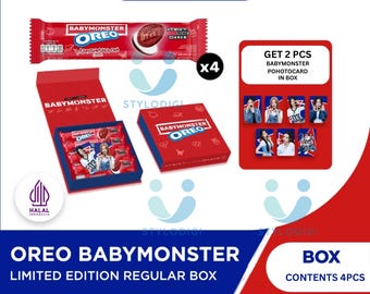 OREO X BABYMONSTER Limited Edition Marshmallow Cookies: Includes 2