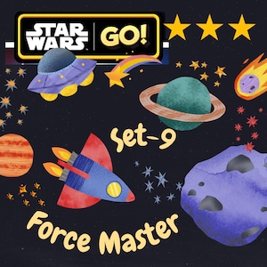 Pegatinas de Monopoly_Go Force Master de 3 estrellas _StarWars_ // Entrega rápida