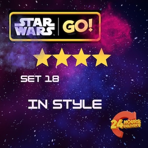 In Style Monopolt_Go St_Wars-stickers 4 sterren || Snelle levering