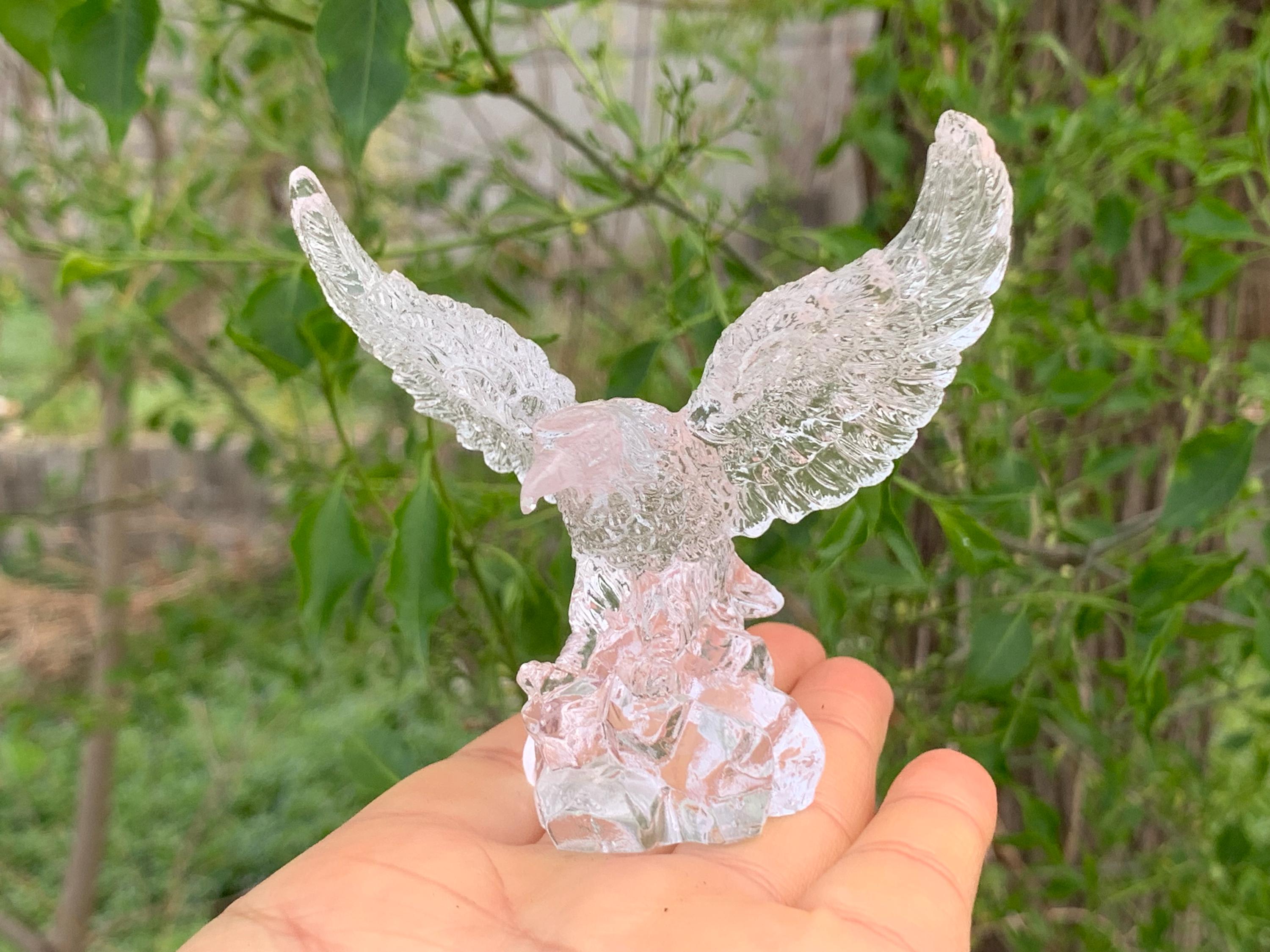 Crystal glass eagle - Etsy 日本