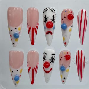 Cosplay Nail,Joker Nail,Nail Press On,Nail Polish,Nail Design,Gifts For Her