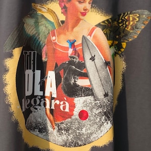 myoopiart × Tu Ola Llegará — Camiseta collage de edición limitada