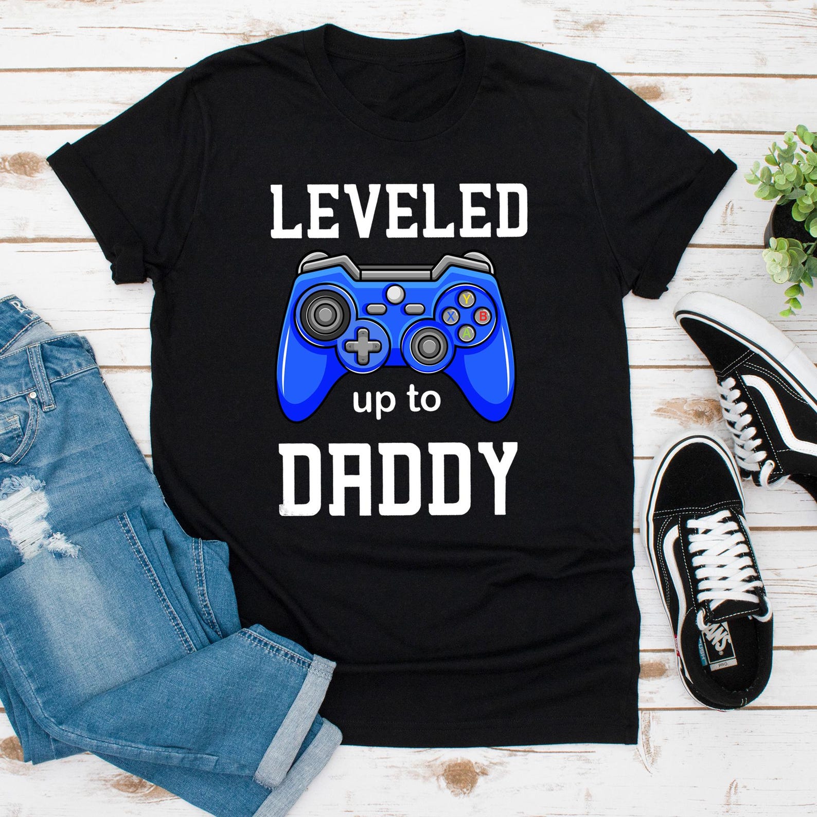 Leveled up to Dad PNG, Retro Papa Bundle, Groovy Daddy, Fathers Day ...