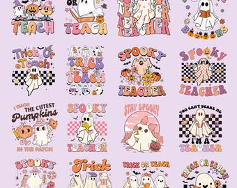 Trick or Teach PNG, Lustiger Geist Lehrer Halloween, Lustiges Geisterbuch, Lustiger Halloween Lehrer Gruselig, Gruseliger Lehrer
