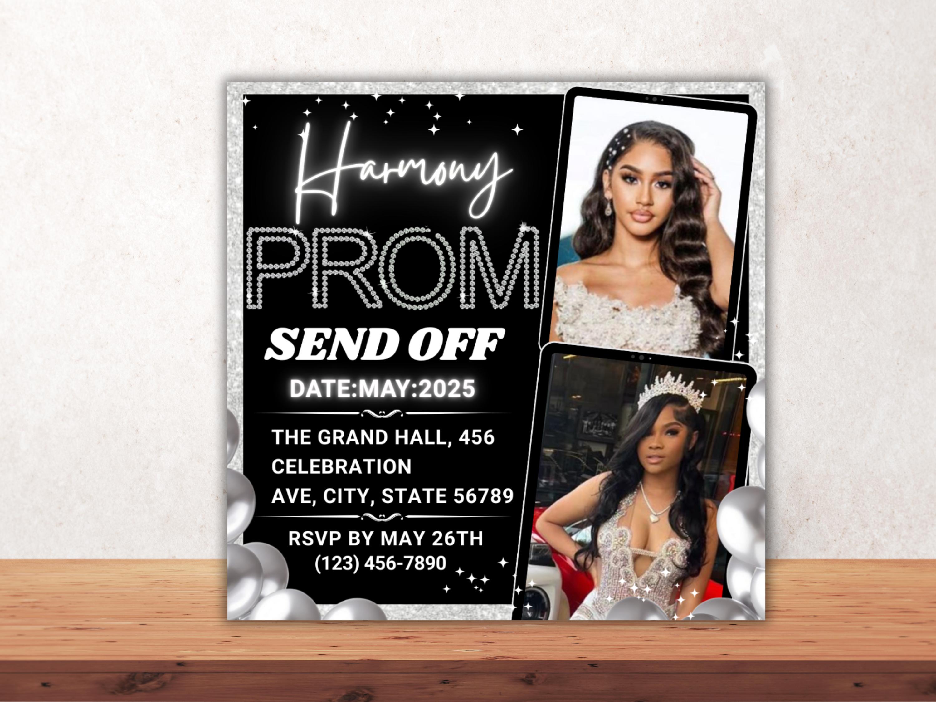 Prom Send off Flyer, Prom Special Flyer, Sale Flyer, Prom Party Flyer ...
