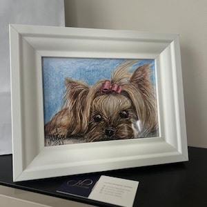 Custom Pet Portrait | Colored Pencil Drawing | Hand-Drawn from Photo | Personalized Gift for Pet Lovers | animal lover gift | pet commission