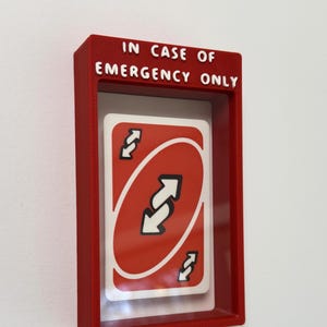 Emergency Case Uno Reverse Card, die Karte für Notfälle - Made in Germany by 2basedDesign