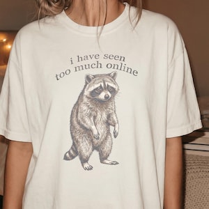 Maglietta Feralcore - Ho visto troppe magliette con grafica procione online