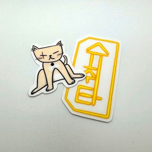 Yoongi Stickers: Suchwita Neon, Yunki D Cat