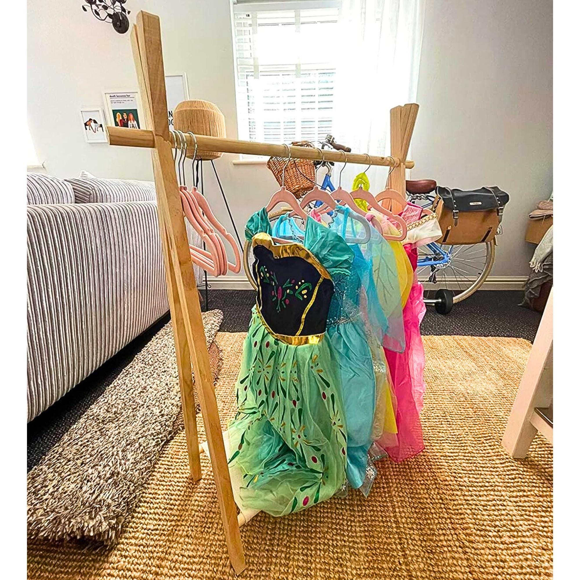 Princess Dress Dressing Up Rail Girls Princess Dress Rack