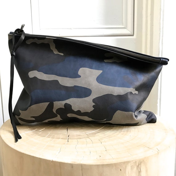 Buy Oversized Leather Clutch Large Camouflage Leather Clutch iPad