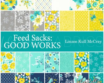 Feed Sacks: Good Works Jelly Roll (40 pcs) by Linzee Kull McCray for Moda