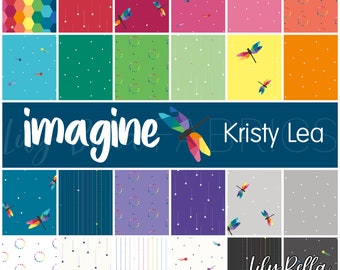 Imagine Rolie Polie (40 pcs) by Kristy Lea for Riley Blake