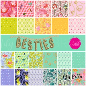 Besties Fat Quarter Bundle (22 pcs) by Tula Pink for FreeSpirit