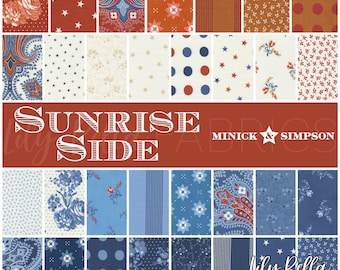 Sunrise Side Jelly Roll (40 pcs) by Minick and Simpson for Moda